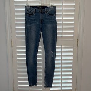 Lucky Brand Brooke Legging Raw Hem Jeans Size 4/27